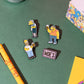 Los Simpson Pins Set de 4 Moe's Tavern