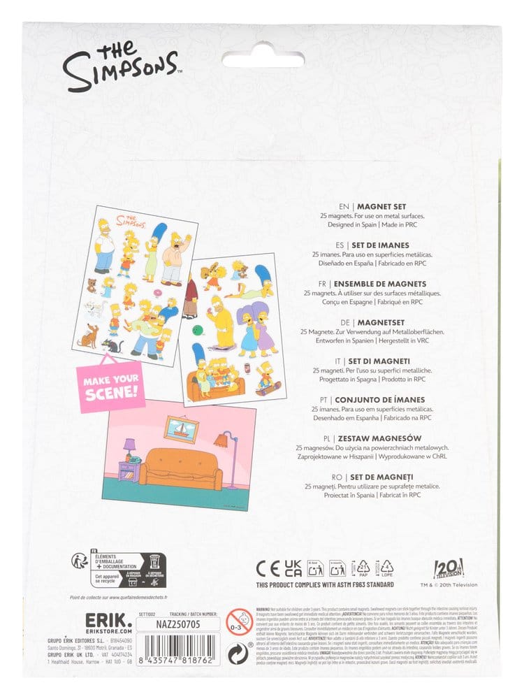 Los Simpson Set de Imanes de Figuras Familia