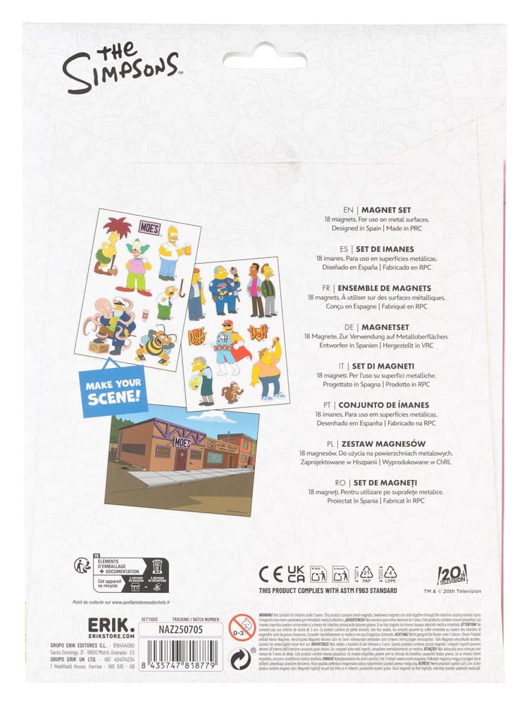 Los Simpson Set de Imanes de Figuras Ciudadanos