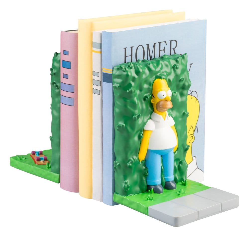 Los Simpson Sujetalibros Homer en el Arbusto 17 cm