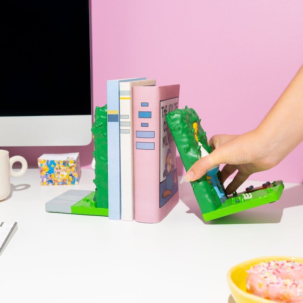 Los Simpson Sujetalibros Homer en el Arbusto 17 cm