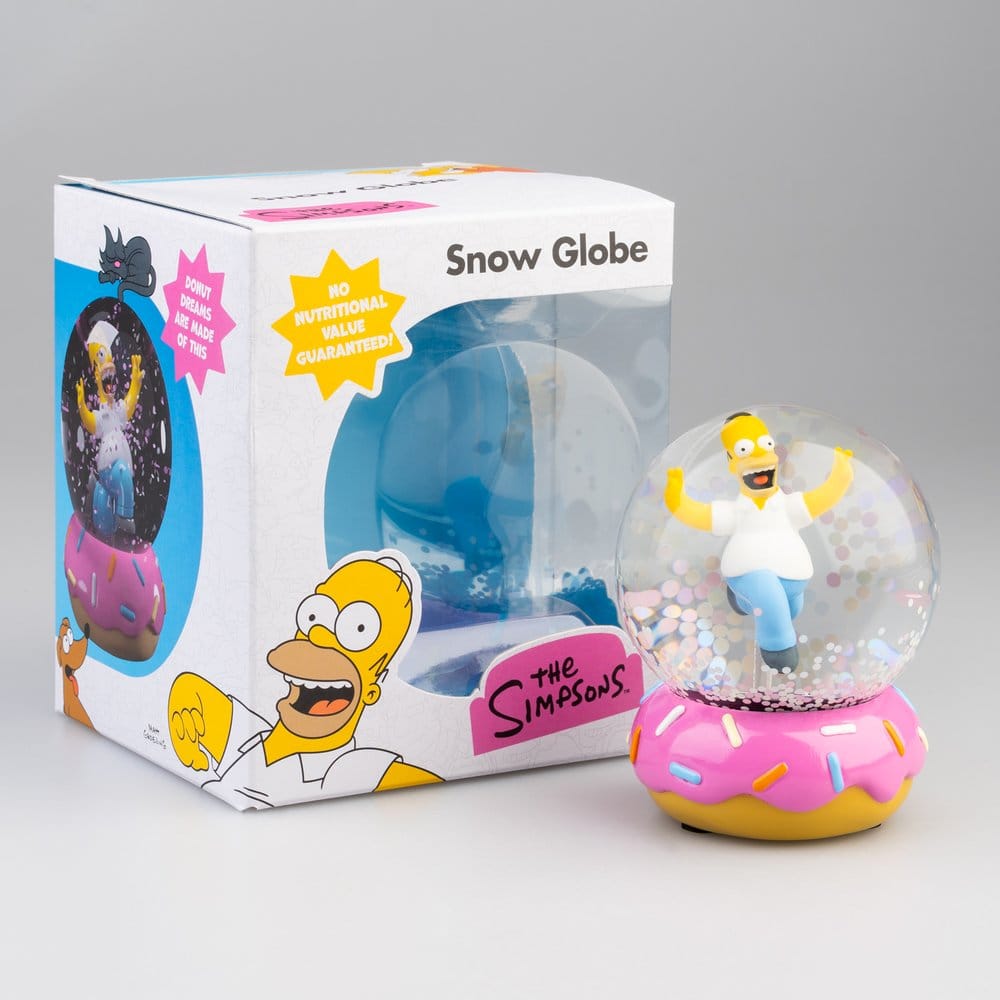 Los Simpson Bola de Nieve Homer Simpson Donut 10 cm