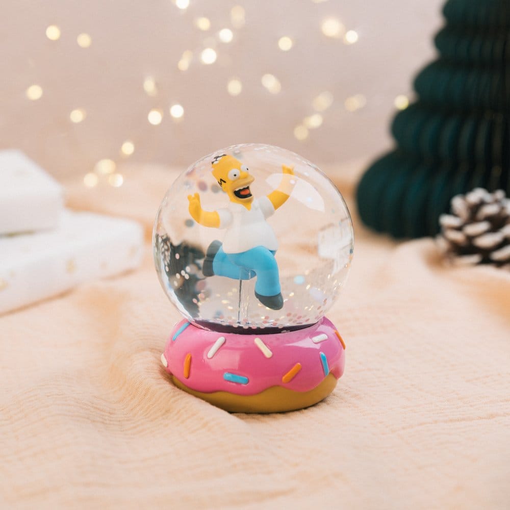 Los Simpson Bola de Nieve Homer Simpson Donut 10 cm