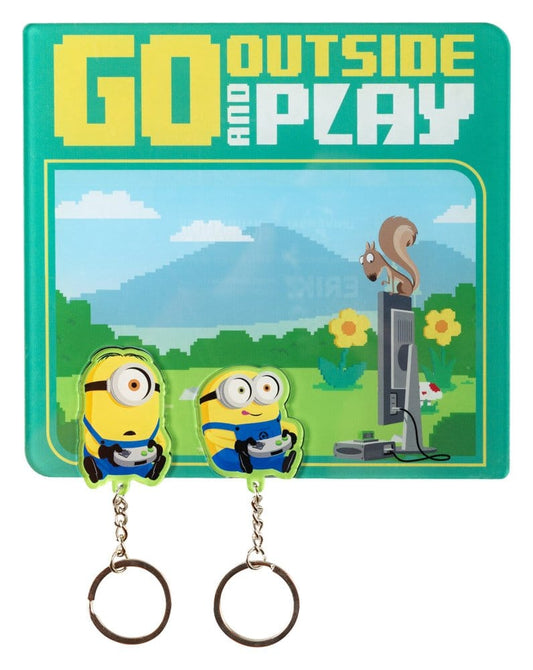 Minions Colgador de llaves con llavero