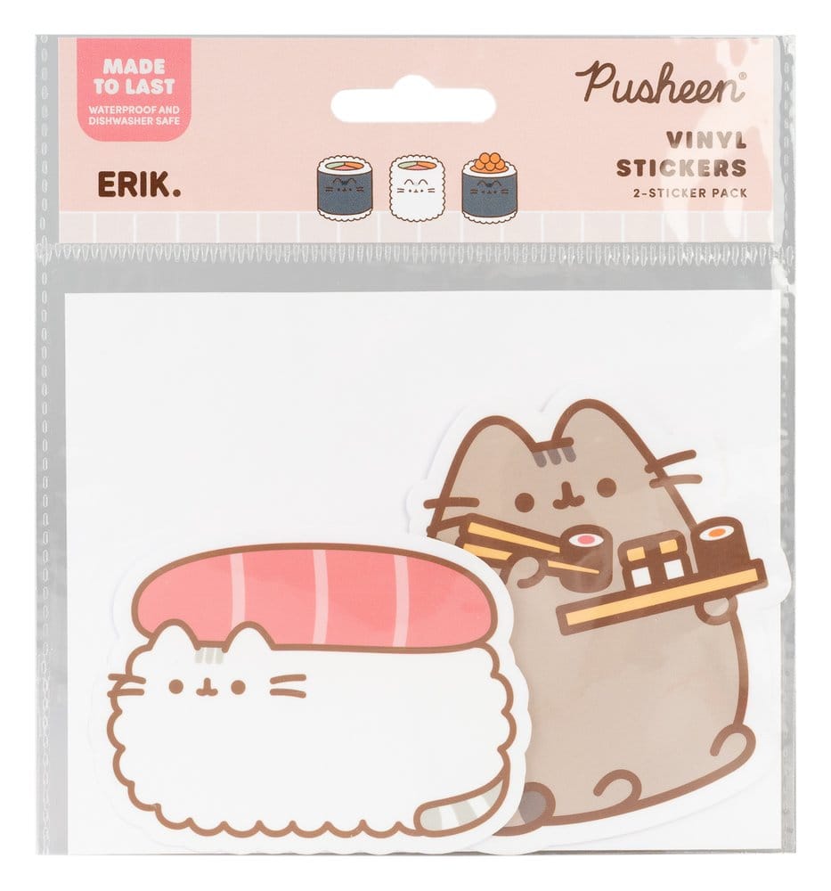 Pusheen Pegatinas de vinilo Sushi Roll Vol. 1 Set de 2