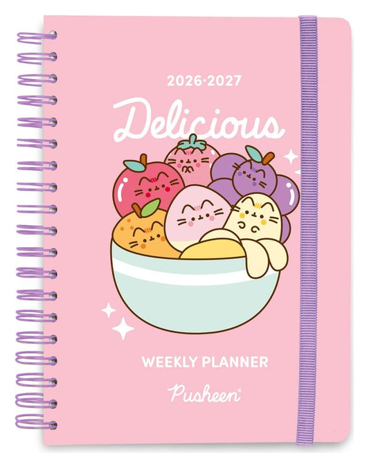 Pusheen Agenda Escolar planificador semanal 2026/2027 Fruits A5