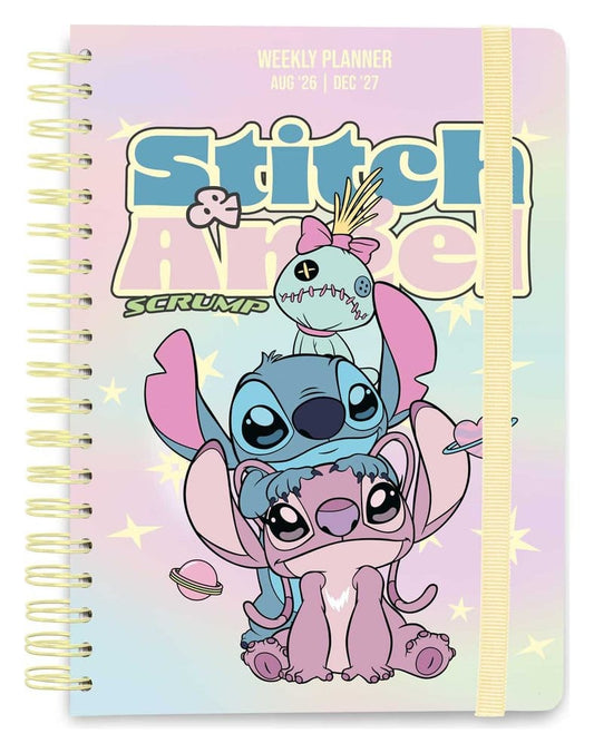 Disney Agenda Escolar planificador semanal 2026/2027 Stitch and Angel A5