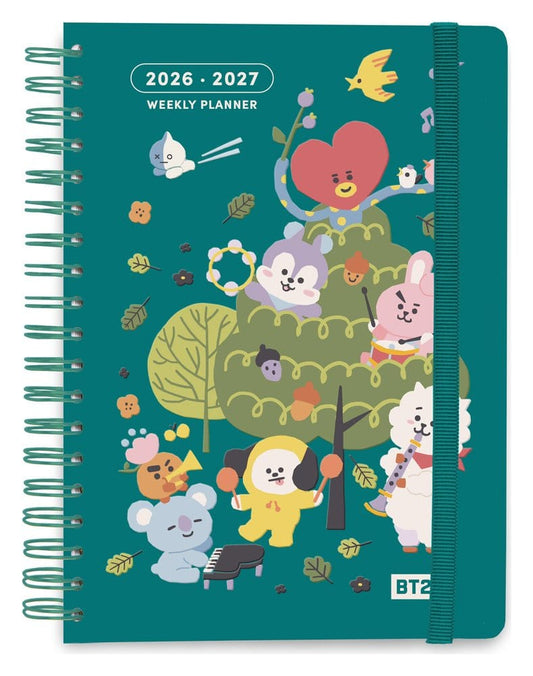 BT21 Agenda Escolar planificador semanal 2026/2027 A5