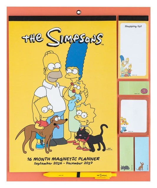 The Simpsons Planificador Magnético 2026/27 30 x 35 cm
