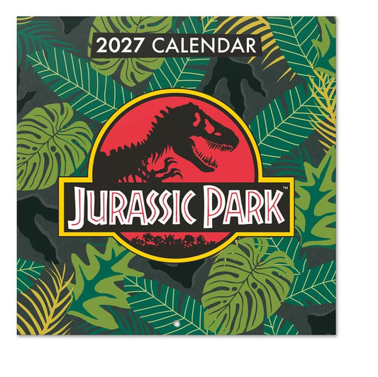 Jurassic Park Calendario de pared 2027 30 x 30 cm