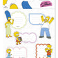 Los Simpson Etiquetas Autoadhesivas Premium (10)