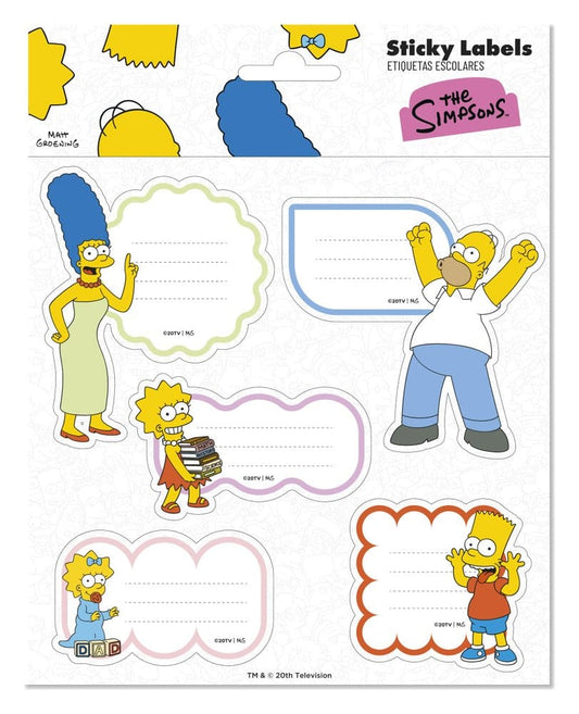 Los Simpson Etiquetas Autoadhesivas Premium (10)