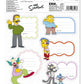 Los Simpson Etiquetas Autoadhesivas Premium (10)