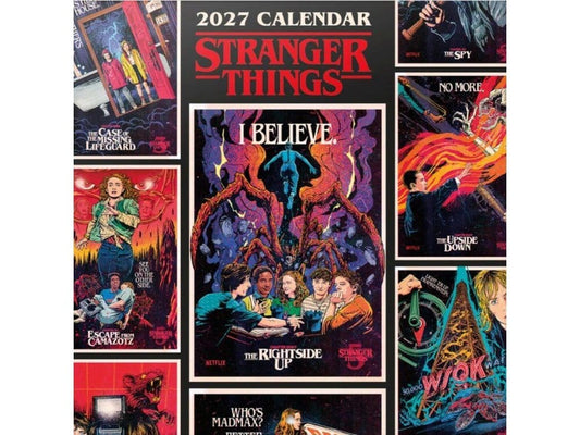 Stranger Things Calendario de pared 2027 30 x 30 cm