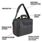 Enhance USA Gear Juego de Mesa Bolso de hombro Negro