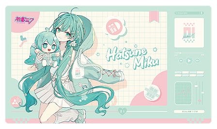 Character Vocal Series 01: Hatsune Miku Miku Hug Series Alfombrilla de escritorio: Flower Ver. 70 x 40 cm