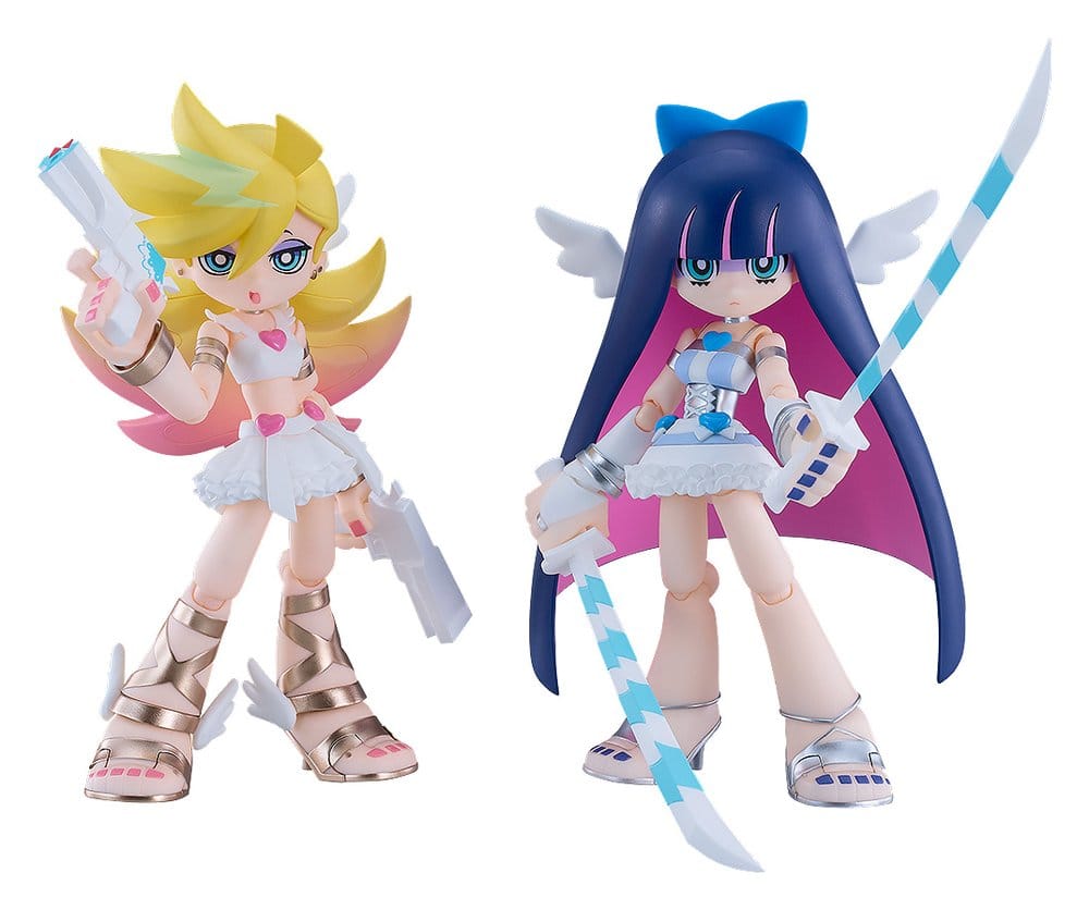New Panty & Stocking with Garterbelt Figma pack de 2 Figuras Panty & Stocking: Angel ver. 12 cm