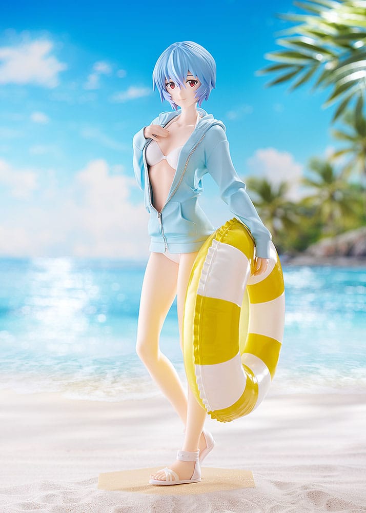 Rebuild of Evangelion Estatua PVC Pop Up Parade L Beach Queens: Rei Ayanami 22 cm
