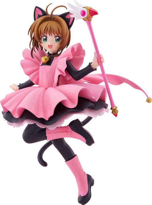 Cardcaptor Sakura Estatua PVC Pop Up Parade Sakura Kinomoto: Black Cat Costume Ver. L Size 22 cm