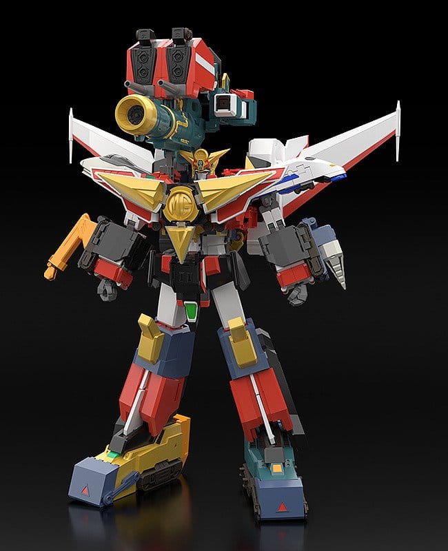 The Brave Express Might Gaine The Gattai Figura Might Gunner + Perfect Option Set 20 cm