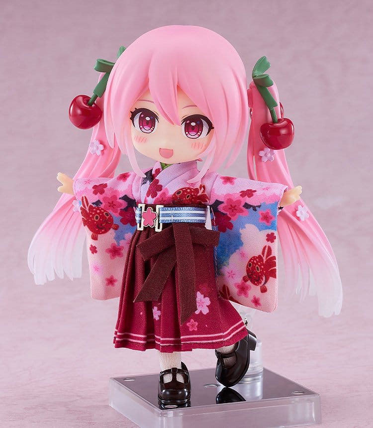 Character Vocal Series 01: Hatsune Miku Accesorios para las Figuras Nendoroid Doll Sakura Miku: Hirohako 2025 Ver. (Hirosaki)