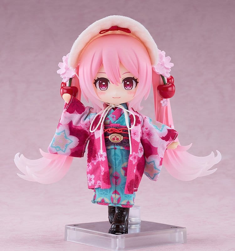 Character Vocal Series 01: Hatsune Miku Accesorios para las Figuras Nendoroid Doll Sakura Miku: Hirohako 2025 Ver. (Hakodate)