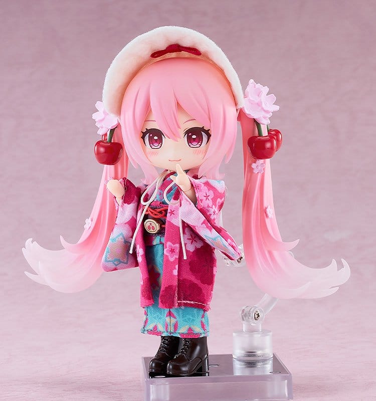 Character Vocal Series 01: Hatsune Miku Accesorios para las Figuras Nendoroid Doll Sakura Miku: Hirohako 2025 Ver. (Hakodate)