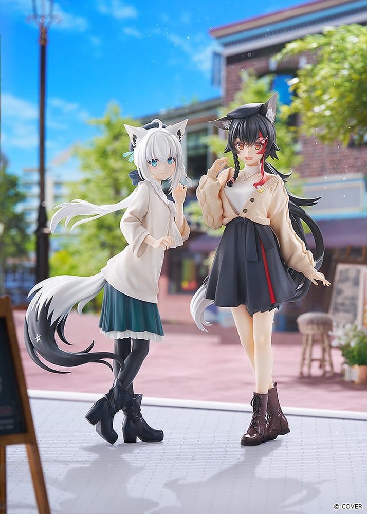 Hololive Production G.S. Collection Figura PVC 1/7 Ookami Mio Date Style - Street Outfit Ver. 24 cm