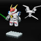 Metal Armor Dragonar Brickroid Figura Dragonar-1 (Opening Ver.) & Carrier Set 5 cm
