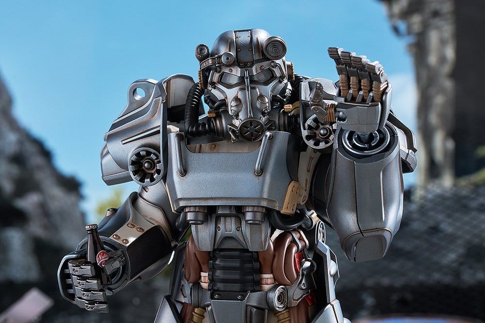 Fallout Maqueta Plastic Model Kit Plamatea T-60 Power Armor 20 cm
