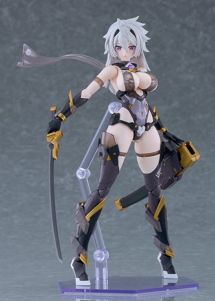 Cutie Honey Nova Maqueta Plastic Model Kit Plamatea Black Honey 17 cm