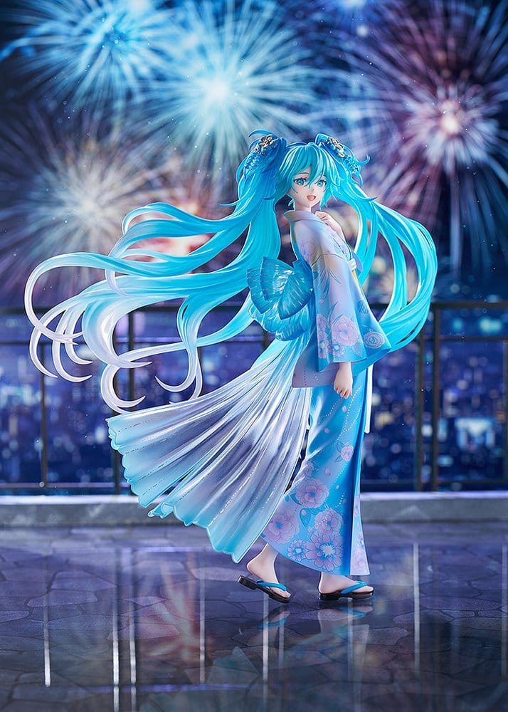 Character Vocal Series 01: Hatsune Miku Figura PVC 1/7 Music & Fire Works Ver. 23 cm