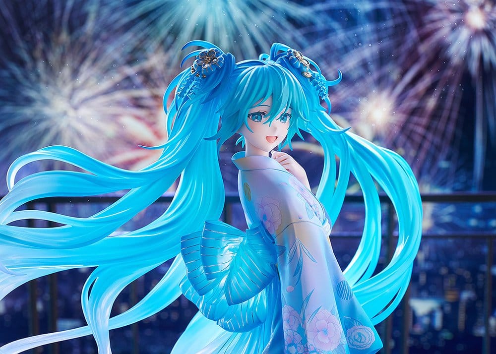Character Vocal Series 01: Hatsune Miku Figura PVC 1/7 Music & Fire Works Ver. 23 cm