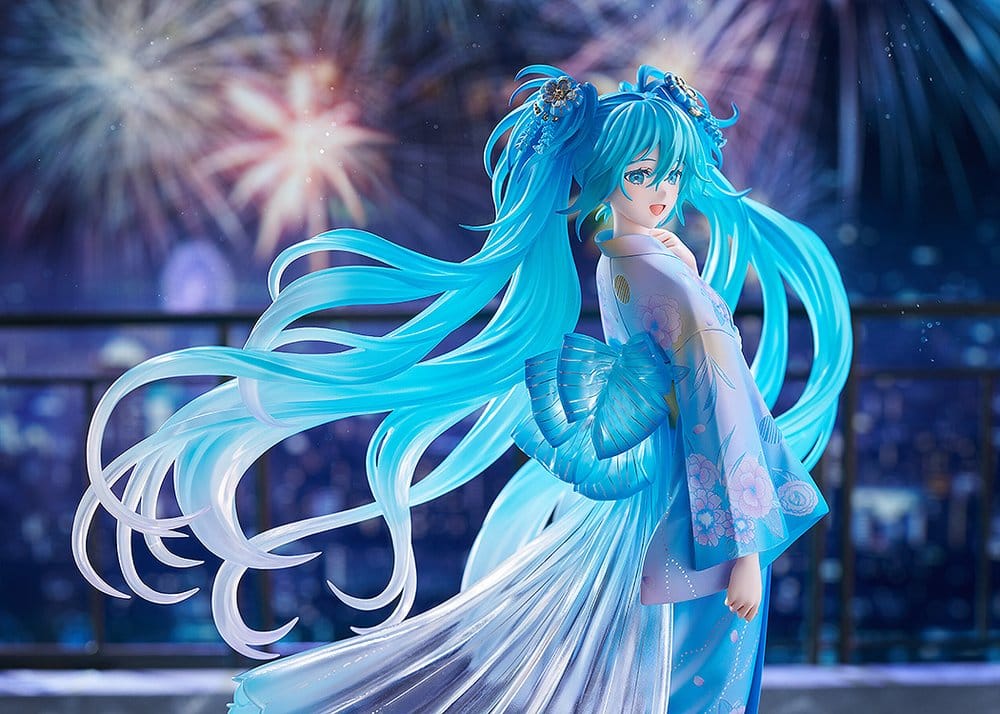 Character Vocal Series 01: Hatsune Miku Figura PVC 1/7 Music & Fire Works Ver. 23 cm