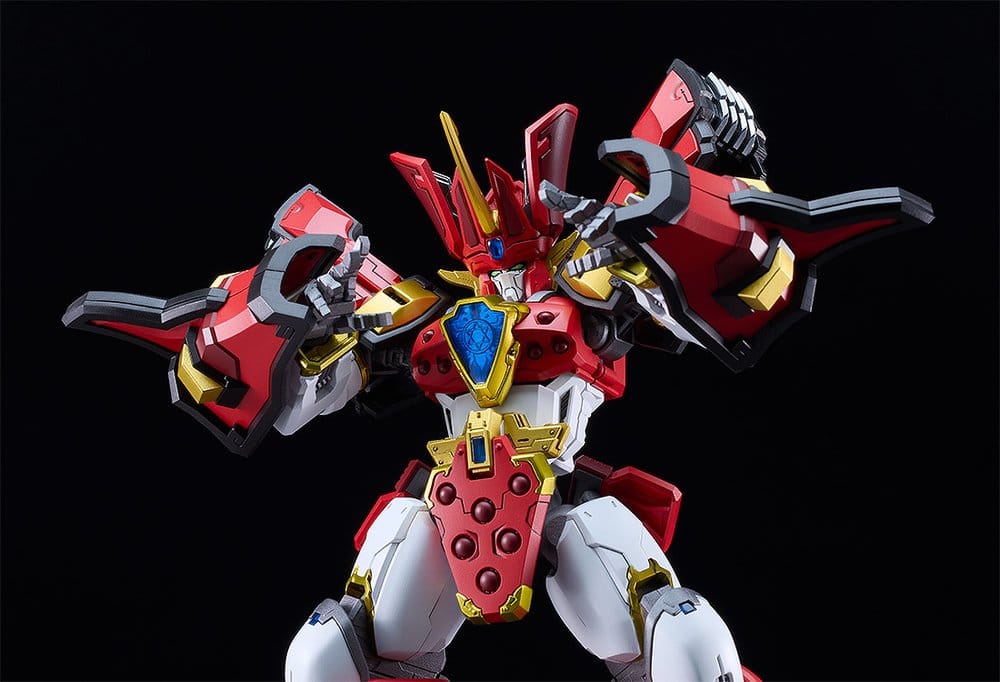 Mado King Granzort Maqueta Plastic Model Kit Moderoid King's Style Granzort Gold Edition 19 cm