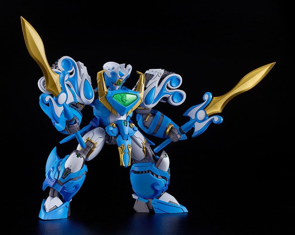 Mado King Granzort Maqueta Plastic Model Kit Moderoid King's Style Aquabeat 18 cm