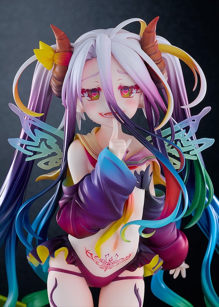 No Game No Life Figura PVC 1/7 Black Shiro 26 cm