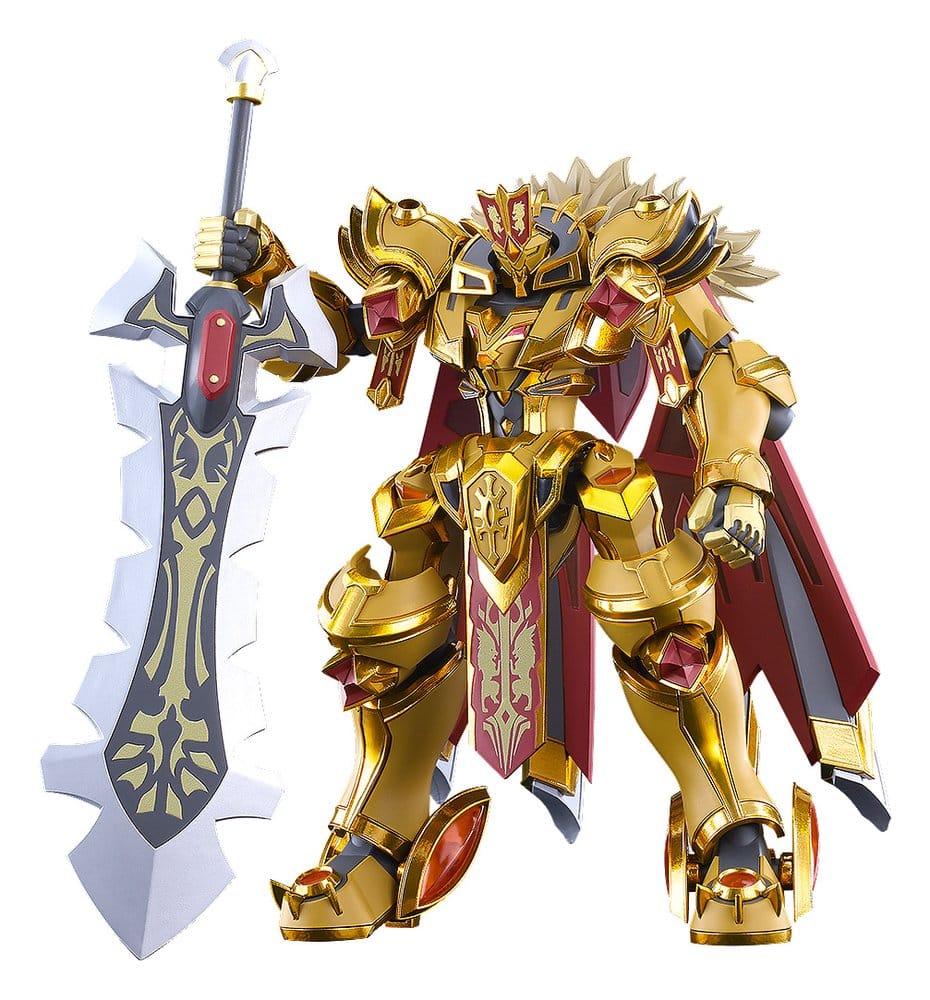 Knight's & Magic Maqueta Plastic Model Kit Moderoid Goldleo: Royal Metallic Ver. 14 cm