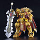 Knight's & Magic Maqueta Plastic Model Kit Moderoid Goldleo: Royal Metallic Ver. 14 cm