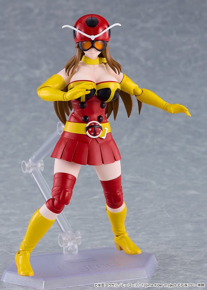 Tojima Wants to Be a Kamen Rider Figma Figura Yuriko Okada (Electro-Wave Human Tackle Ver.) 14 cm
