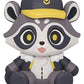 Honkai: Star Rail Huggy Good Smile Figura Mini Baseball Raccoon 7 cm