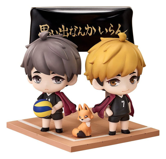 Haikyu!! Qset+ pack de 2 Figuras Mini Atsumu Miya & Osamu Miya 8 cm