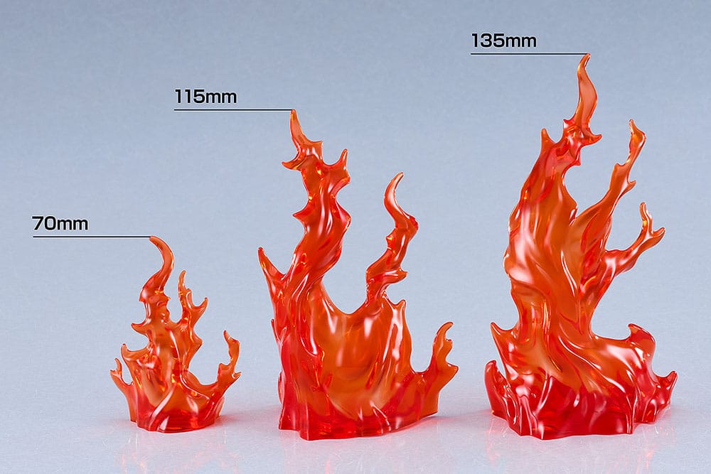 Original Character Accesorios para Figuras The Simple Effect Flames: Red