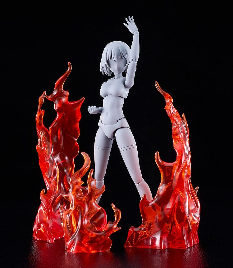 Original Character Accesorios para Figuras The Simple Effect Flames: Red
