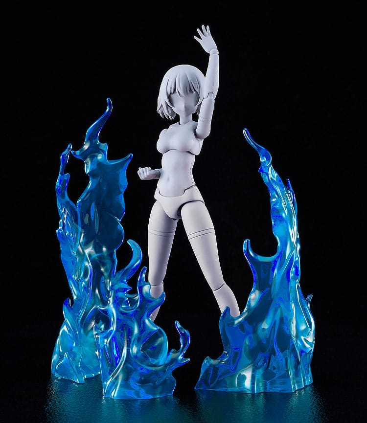 Original Character Accesorios para Figuras The Simple Effect Flames: Blue