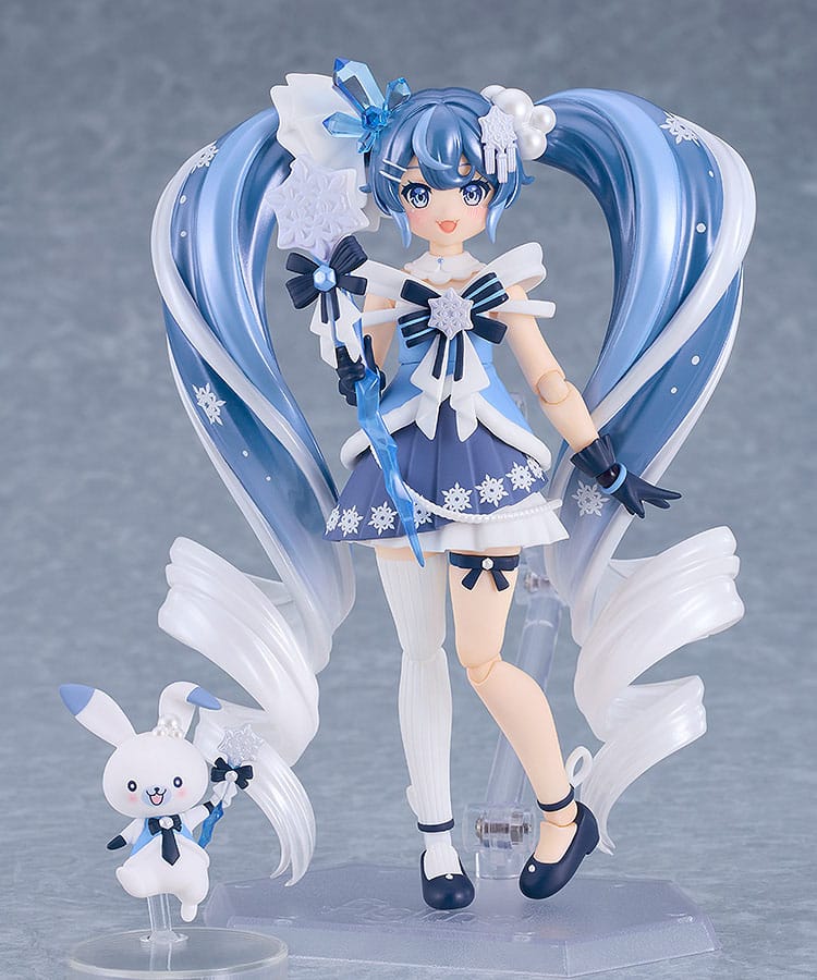 Character Vocal Series 01: Hatsune Miku Figura Figma Snow Miku: Crystal Snow Ver. 13 cm - Z POP Toys