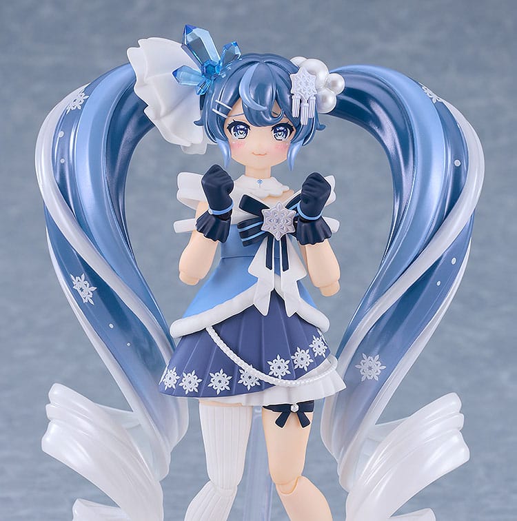 Character Vocal Series 01: Hatsune Miku Figura Figma Snow Miku: Crystal Snow Ver. 13 cm - Z POP Toys