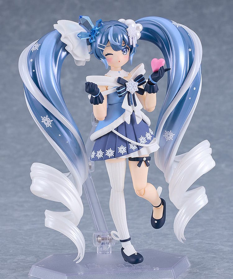 Character Vocal Series 01: Hatsune Miku Figura Figma Snow Miku: Crystal Snow Ver. 13 cm - Z POP Toys