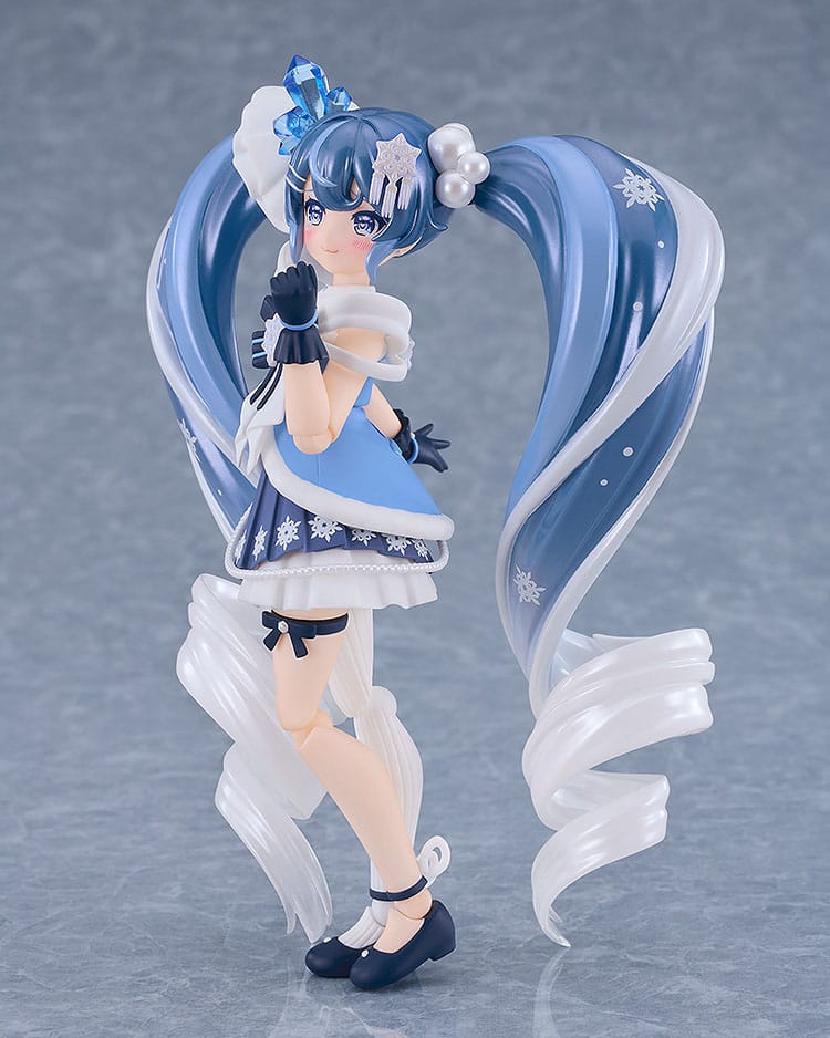 Character Vocal Series 01: Hatsune Miku Figura Figma Snow Miku: Crystal Snow Ver. 13 cm - Z POP Toys