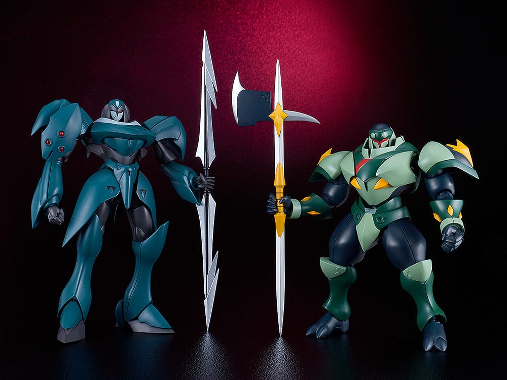 Starknight Tekkaman Blade pack de 2 Maquetas Moderoid Plastic Model Kits Tekkaman Dagger & Tekkaman Axe - Z POP Toys